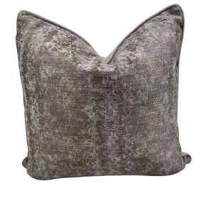 Casa Home Decor Velvet/Tapestry Decorative Blush Pink Down Filled Throw Pillow